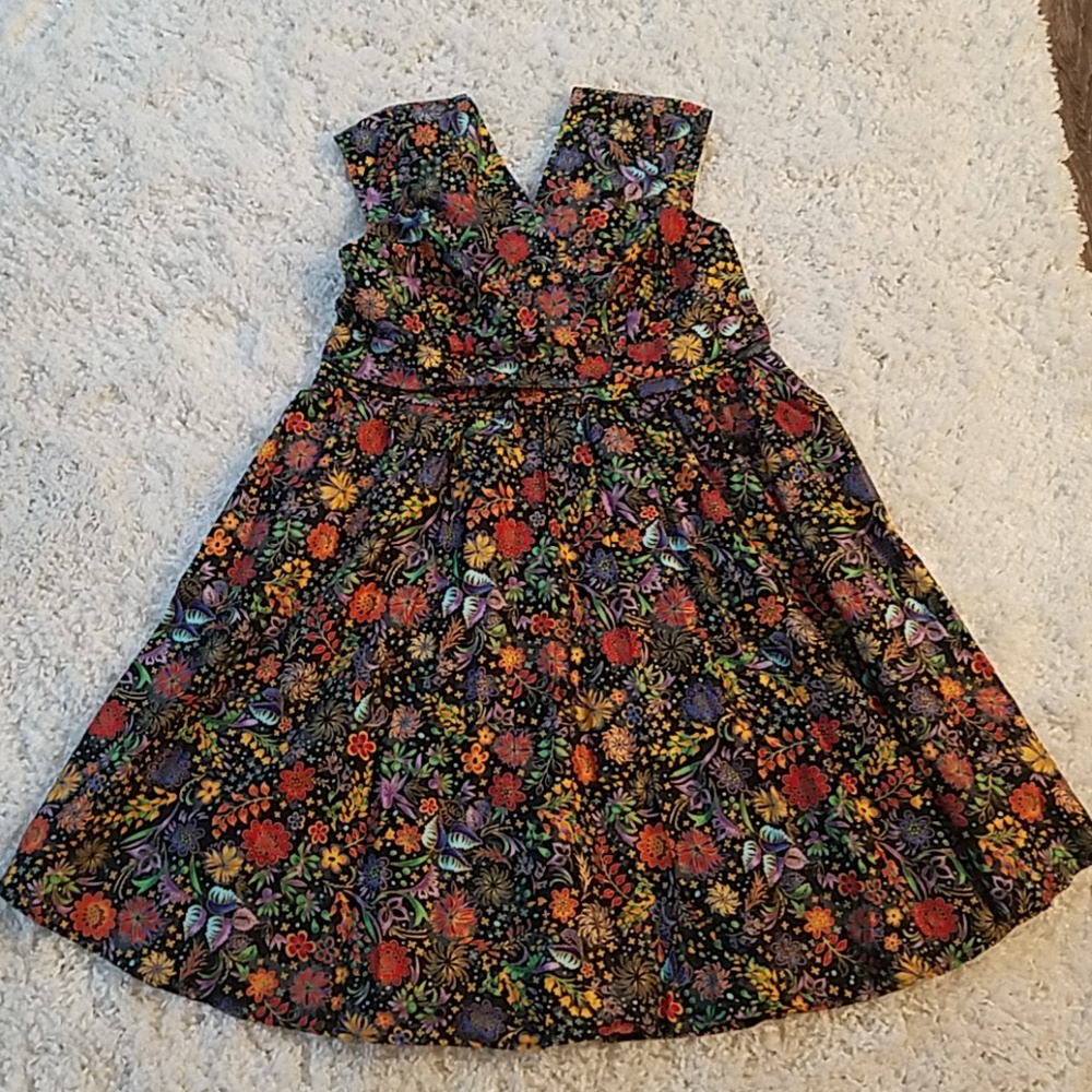 NWOT retro print dress